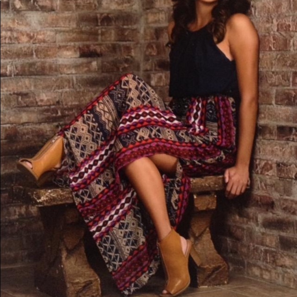 AZTEC PATTERN DRESS